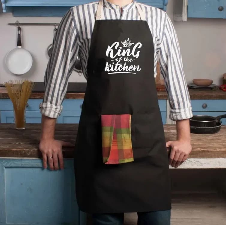 Фартух King of the kitchen (Чорний) - зображення 1