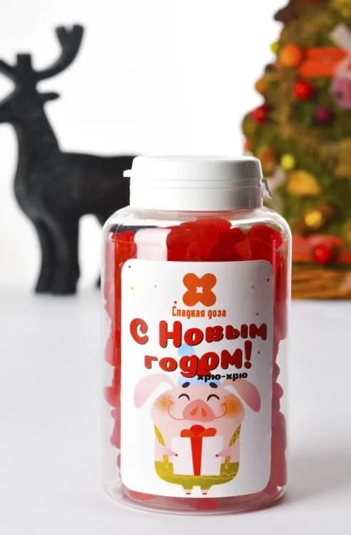 Сладкая доза банка Новый Год gift - зображення 1