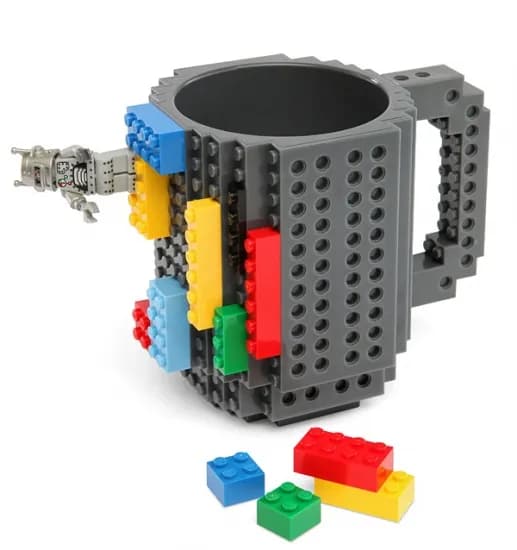 Кухоль Lego брендовий 350мл Gray - зображення 1