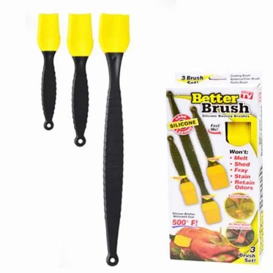 Пензлики силікон 3шт Better brush - зображення 1