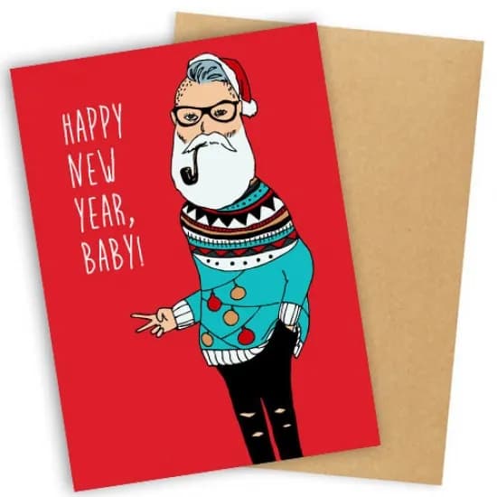 Открытка Happy New Year Baby - зображення 1