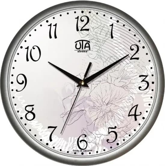 Настенные Часы Сlassic Наброски Silver - зображення 1