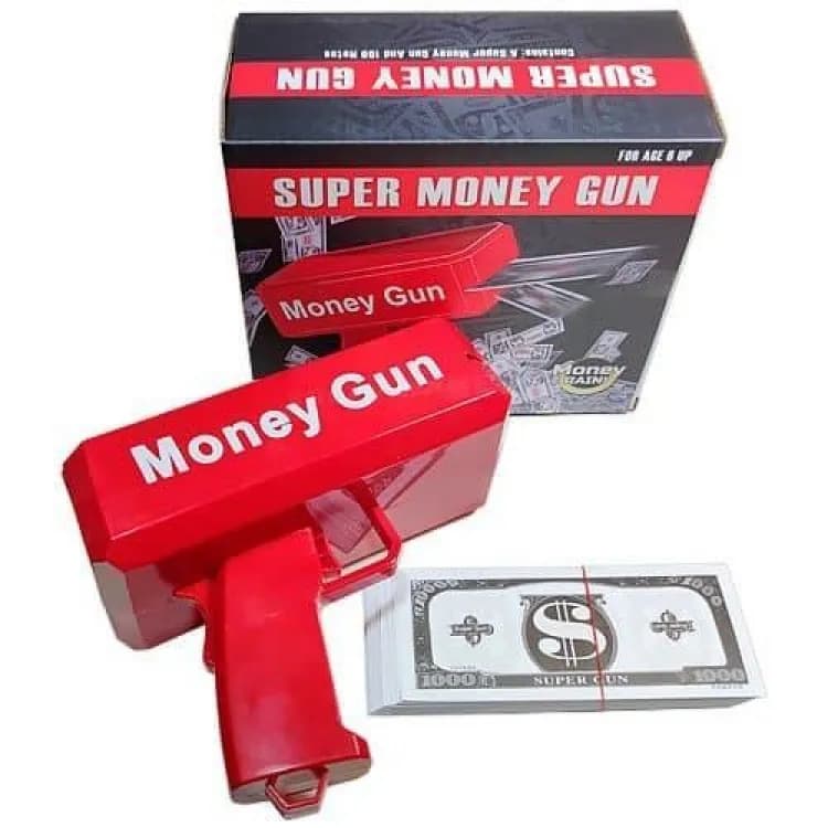 Пістолет, який стріляє грошима Super Money Gun - зображення 1