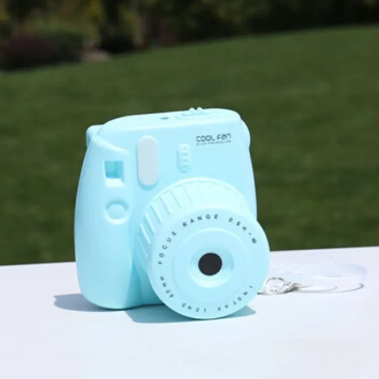 Вентилятор для ноутбука портативний у вигляді Фотоапарат Blue - зображення 1