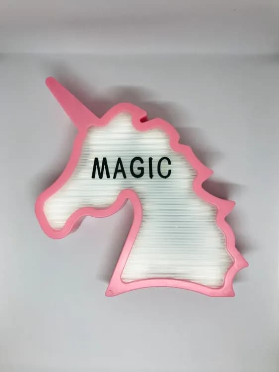 Нічник світильник Єдиноріг з літерами 142шт Light up message board - зображення 1
