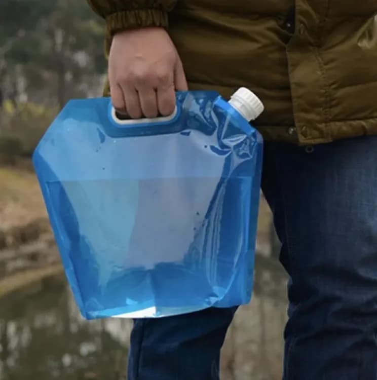 Складна туристична каністра для води на 5 літрів - зображення 1