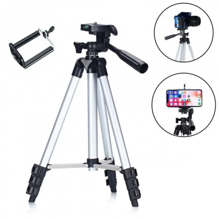 Штатив для фотоапарата Tripod 3120A трипод для телефону - зображення 1