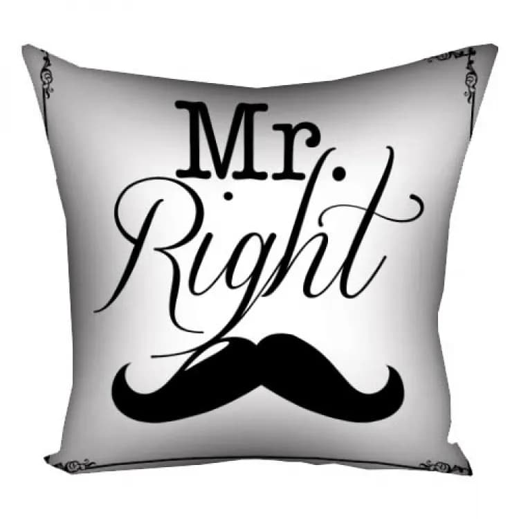 Подушка Mr. Right 40х40см - зображення 1