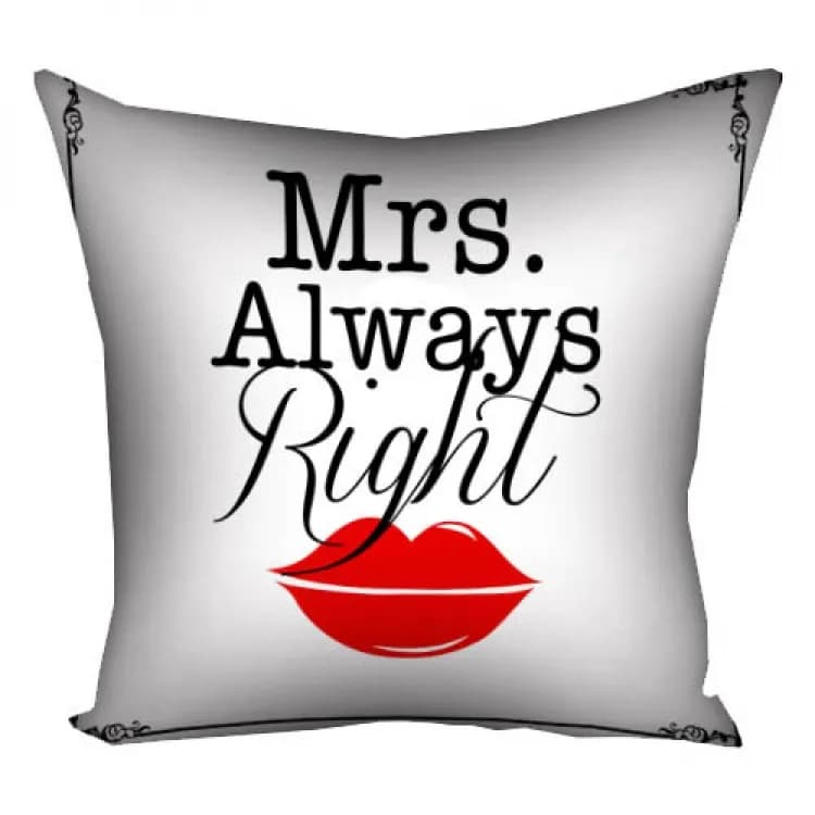 Подушка Mrs. Always Right 40х40см - зображення 1