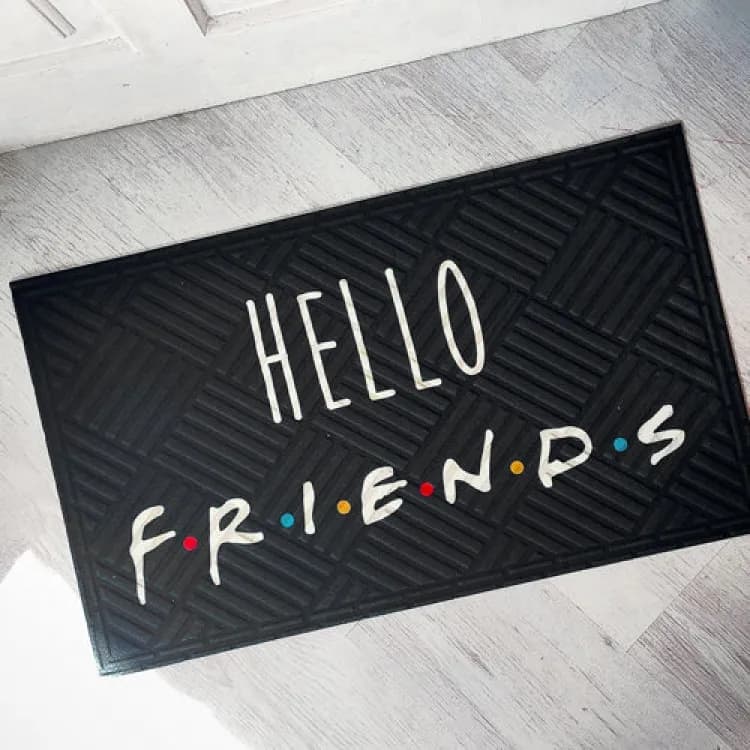 Дверний килимок Hello friends - зображення 1