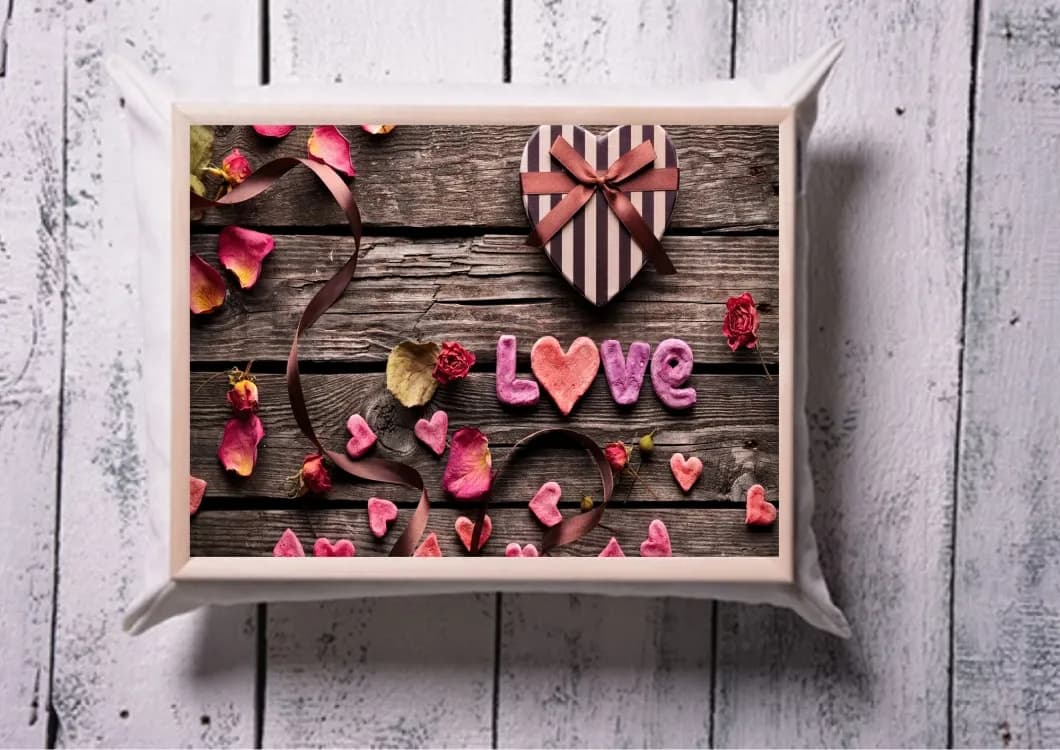Піднос на подушці Love - зображення 1