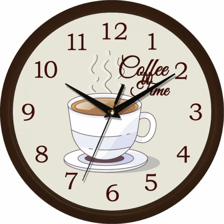 Настінний годиник Сlassic Life Coffee