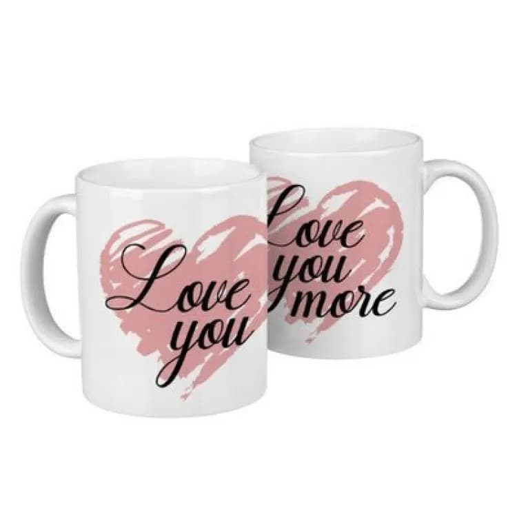 Парні чашки Love You & Love You More - зображення 1