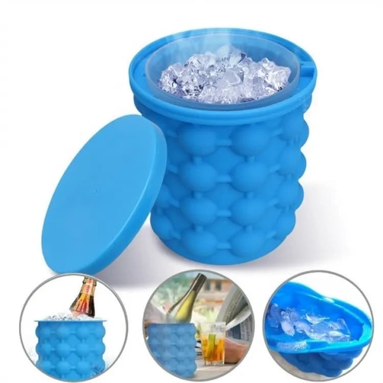 Силіконова форма відро для льоду Ice Cube Maker - зображення 1