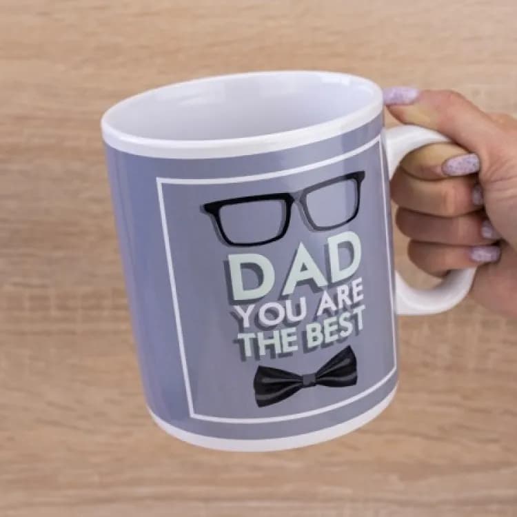 Чашка велетень Dad you are the best Великий тато 1000мл - зображення 1