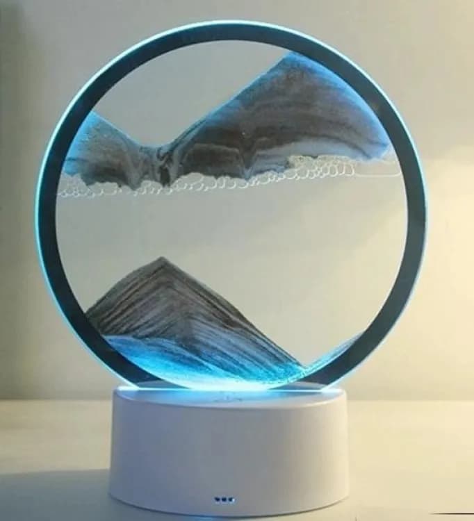 Нічник 3D з Led підсвічуванням 7 режимів Gray пісок - зображення 1
