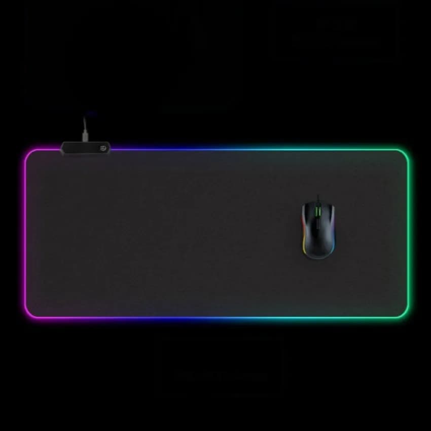 Килимок для мишки GMS WT-5 з RGB підсвічуванням від USB (80*30*0,4 см) - зображення 1