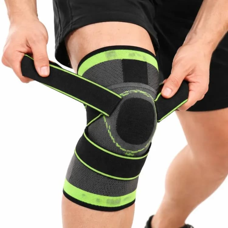 Бандаж колінного суглоба KNEE SUPPORT WN-26 зелений для спорту та активного життя - зображення 1