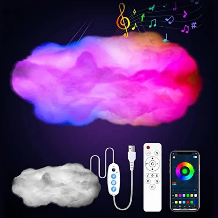 Світлодіодний світильник Хмара Bluetooth, RGB - зображення 1